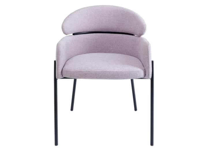 ALEXIA - Polyester chair with armrests _ KARE Design